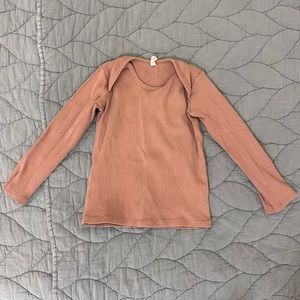 Quincy Mae 18-24m long sleeve ribbed shirt